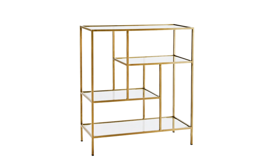 WYNN Hylla Mässing/Glas
