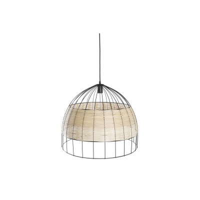Taklampa DKD Home Decor Svart Brun 220 V 50 W (50 x 50 x 42 cm)