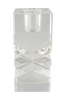 Ljushållare Mira. Ljushållare i transparent glas