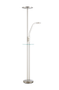 FRIEND Golvlampa LED Stål USB