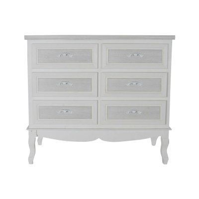 Kommod DKD Home Decor Trä MDF Vit (100 x 40 x 87 cm)