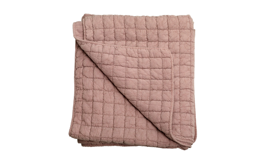 TUCKER Pläd Rosa 150x200