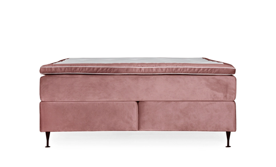 OPERA 180 Kontinentalsäng Sammet Rosa