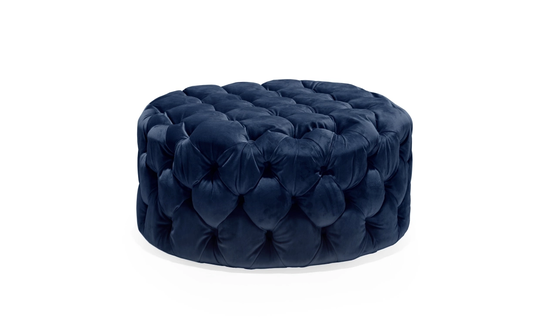 BELGRAVIA Sittpuff Velvet Royal Blue