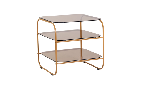 SIDOBORD Metall/Glas