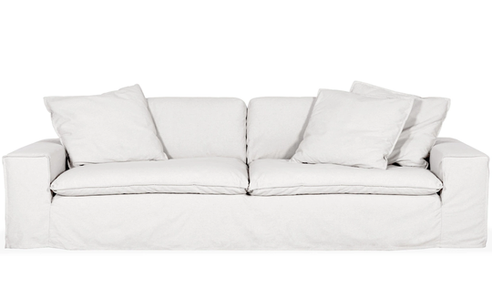 DOVER Grand Deluxe 4-sitssoffa Vit