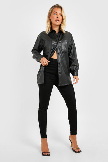 Butt Shaper Skinny Jeans Med Stretch Och Hög Midja, Black