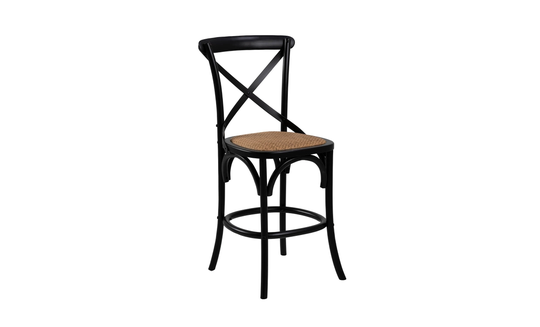 WOODS Barstol Svart